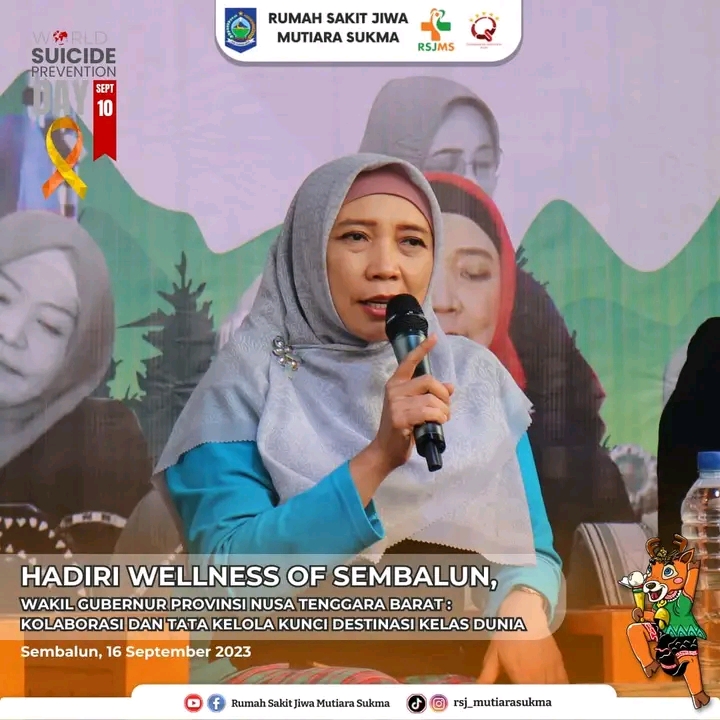 HADIRI WELLNESS OF SEMBALUN, WAKIL GUBERNUR PROVINSI NUSA TENGGARA BARAT  : KOLABORASI DAN TATA KELOLA KUNCI DESTINASI KELAS DUNIA